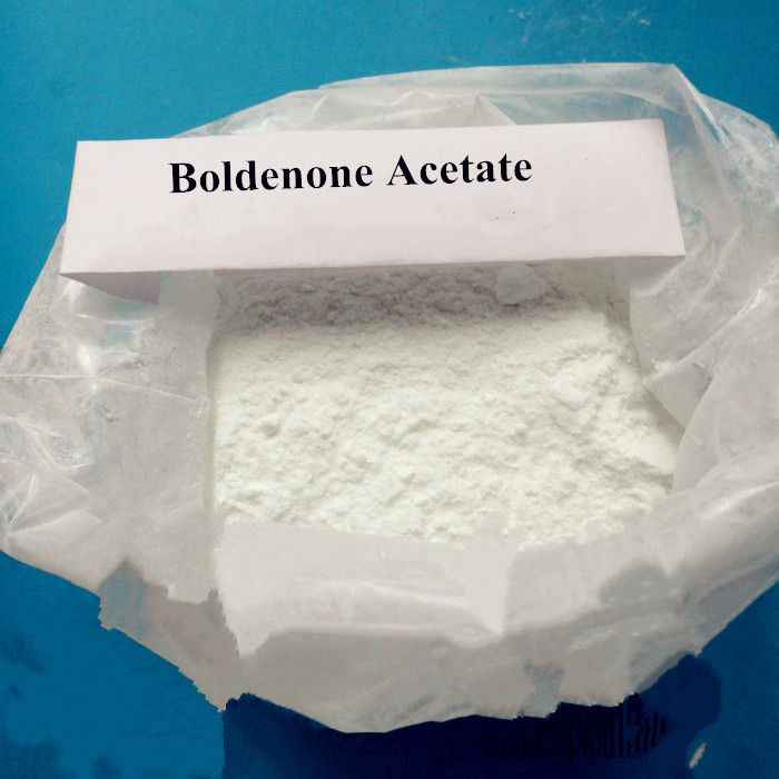 ฮอร์โมนสเตียรอยด์ Boldenone Acetat เพาะกาย การเจริญเติบโตของกล้ามเนื้อ ผงสีเหลืองอ่อน CAS 2363-59-9